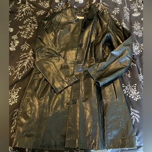 Vintage Yvonne Marie Black Leather Jacket Size 8